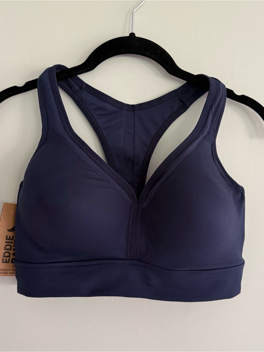 🪬EDDIE BAUER Chalice Top Navy Padded Sport Bra M